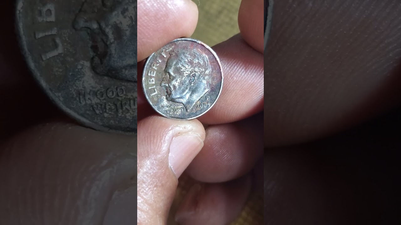 2005-P Roosevelt 10 Cents Con ERROR Ambientales Coleccionable.👍❤️❤️