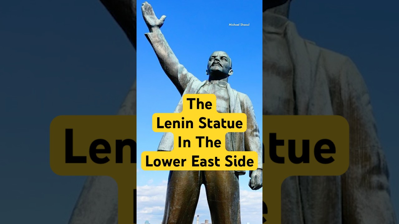 The Lenin Statue in the Lower East Side #nyc #nychistory #history #didyouknow #exploreny #secretnyc