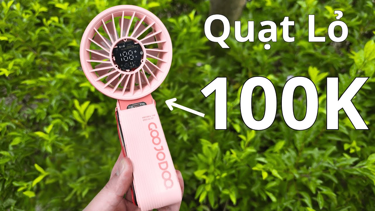 QUẠT 100K GIỐNG HỆT QUẠT 300K ? Test và bung quạt lỏ Goojodoq đang cực hot trên shopee, tiktok