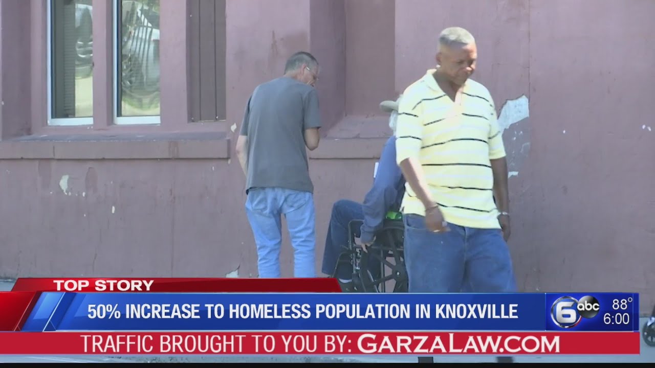 Knoxville sees 50% increase in homelessness