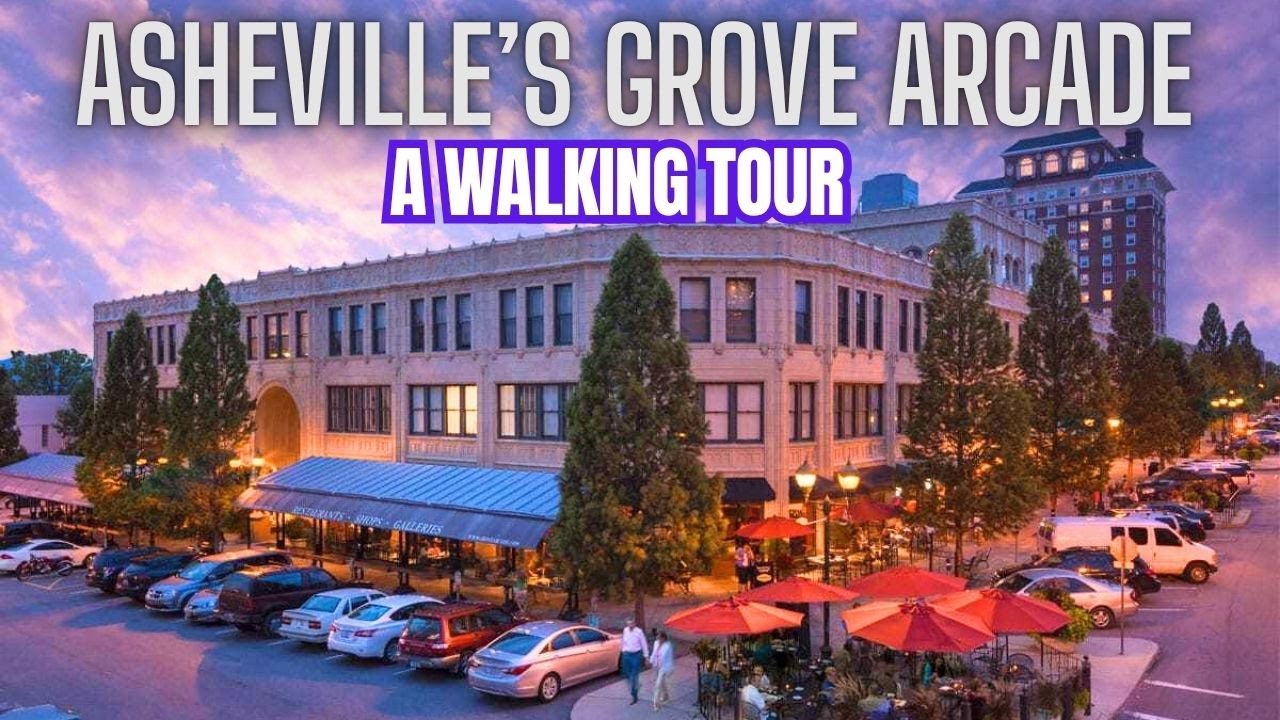 Asheville Grove Arcade--Walking Tour #asheville #walkingtours #grovearcade #nctourism
