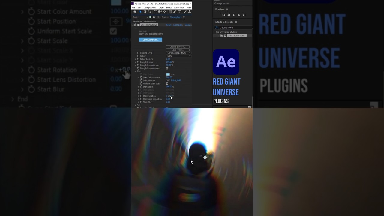 Red Giant Universe. Adobe after effects.  #motiongraphics #adobeaftereffects #aftereffects