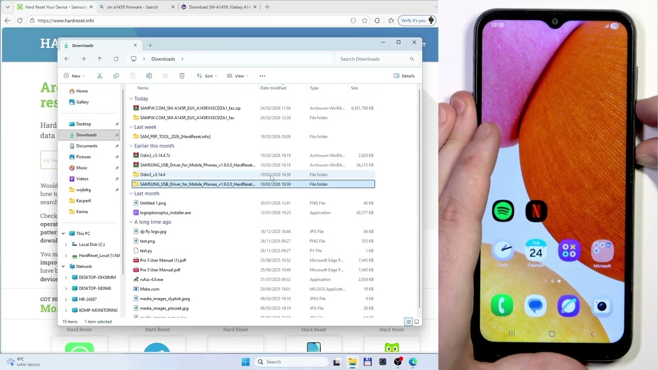 SAMSUNG Galaxy A14 5G - How to Manually Update via Odin Without Data Loss