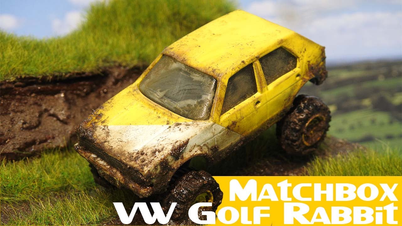 Кто-то прислал мне кролика - Диорама внедорожной трассы VW Golf 4x4 Custom Muddy Off Road Track
