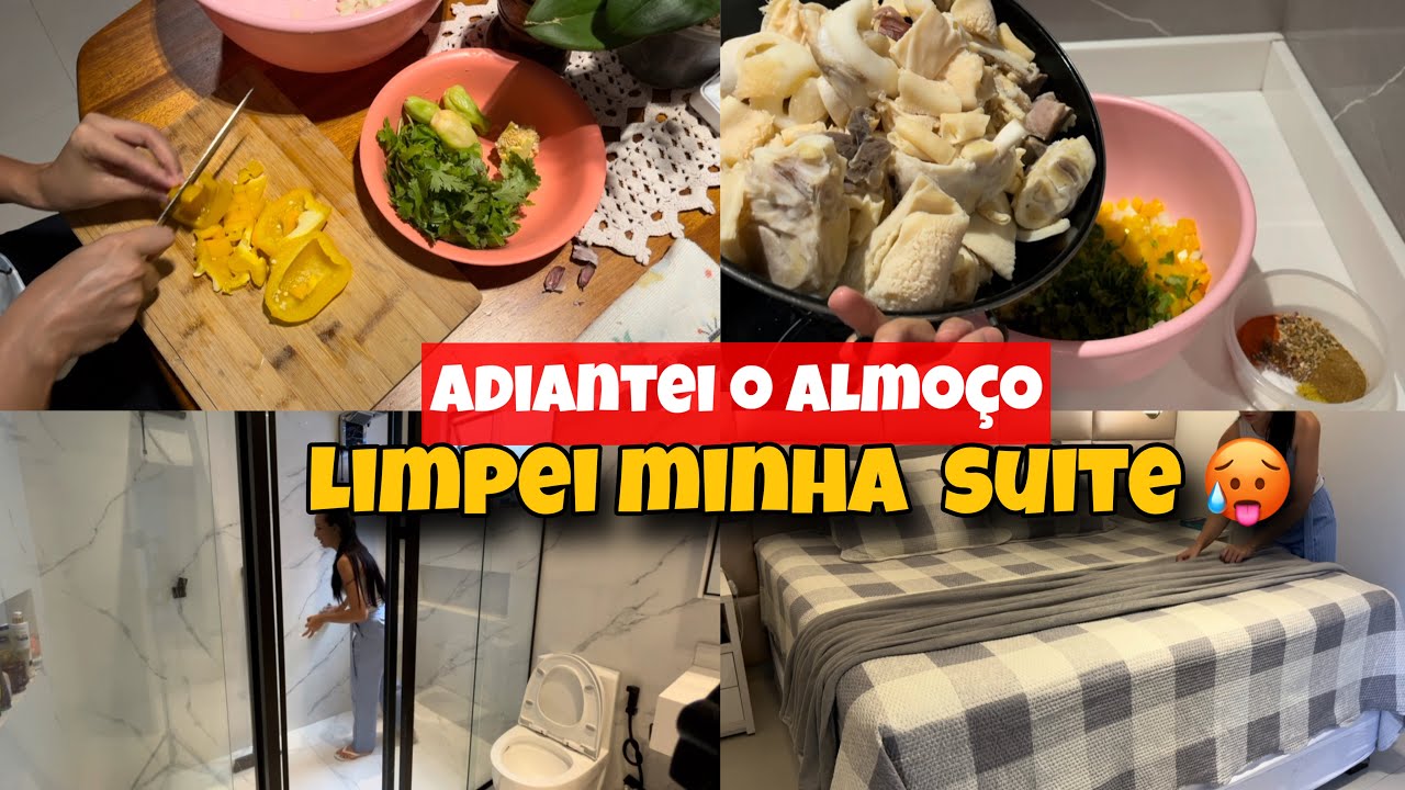 Mocotó para o almoço / Suíte limpinha 🏠😍