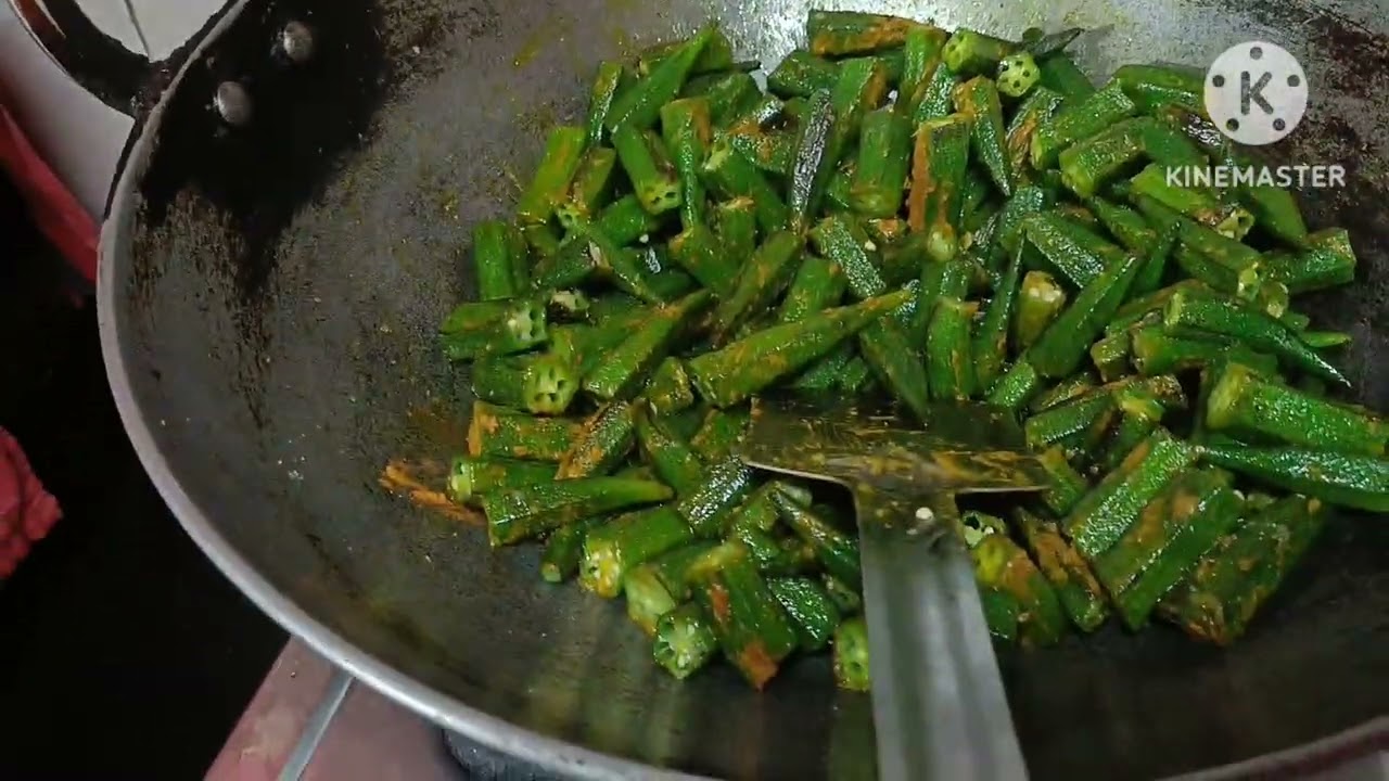 Sarso masala bhindi #support 
