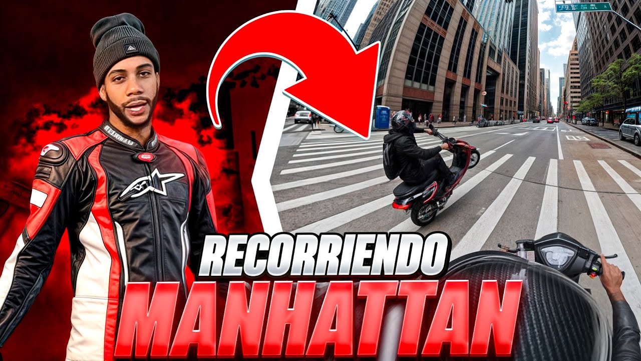 MOTO EN MANHATTAN - NUEVA YORK DESDE OTRA PERSPECTIVA - JON H