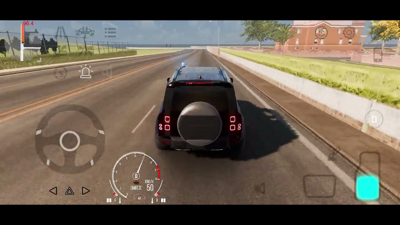 Going from my house to garage in defender #carparkingnewupdatev4 