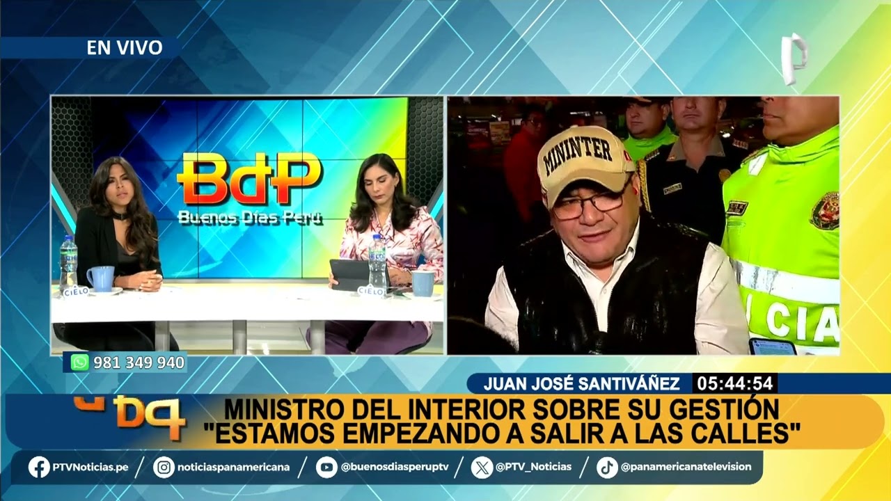 Ministro del Interior no descarta enviar delincuentes a EE. UU: “no es una propuesta descabellada”
