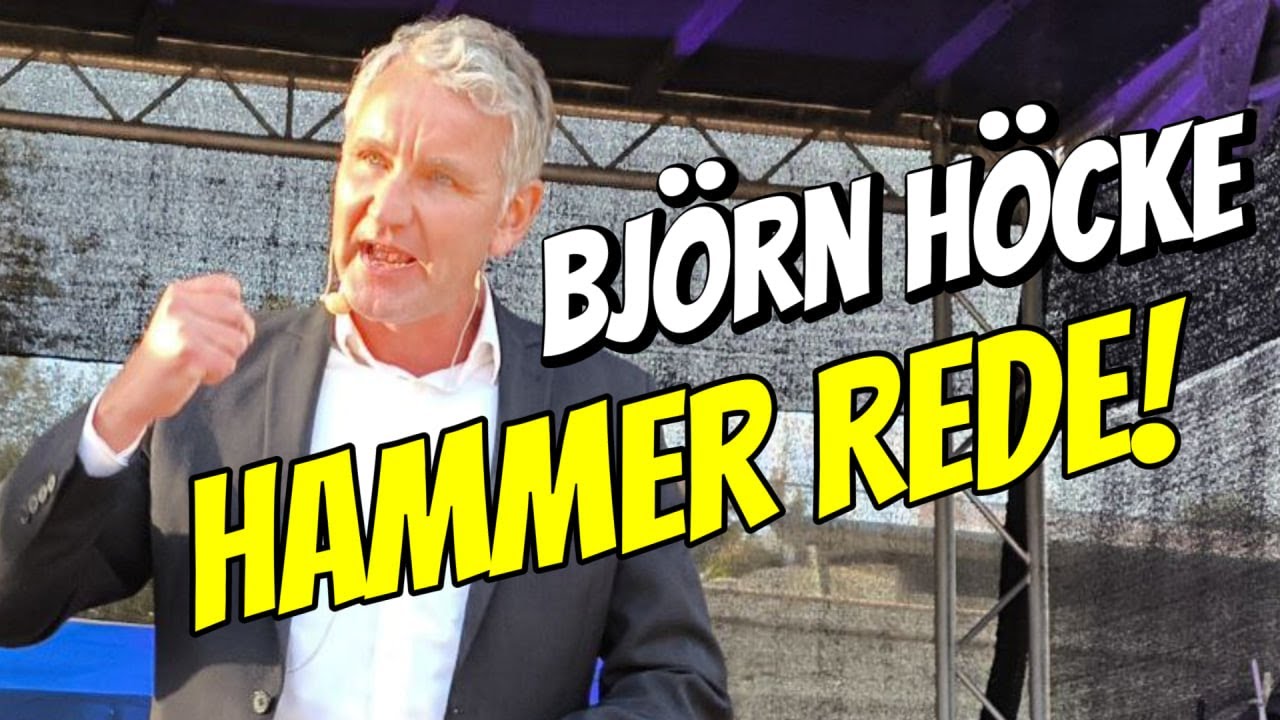 HAMMER Rede Bj&ouml;rn H&ouml;cke Erfurt zum Tag der deutschen Einheit 🇩🇪 AfD & ESN Fraktion Fest Th&uuml;ringen