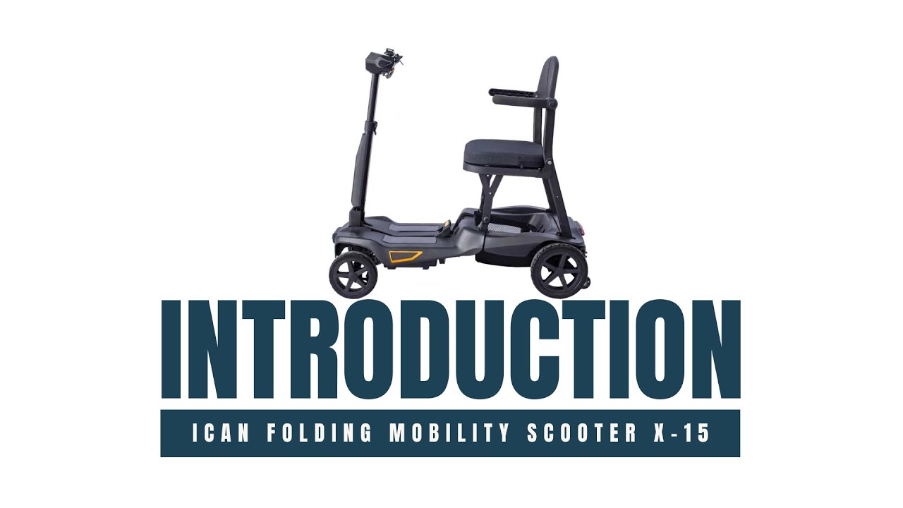 New Release! iCAN X-15 Folding mobility scooter