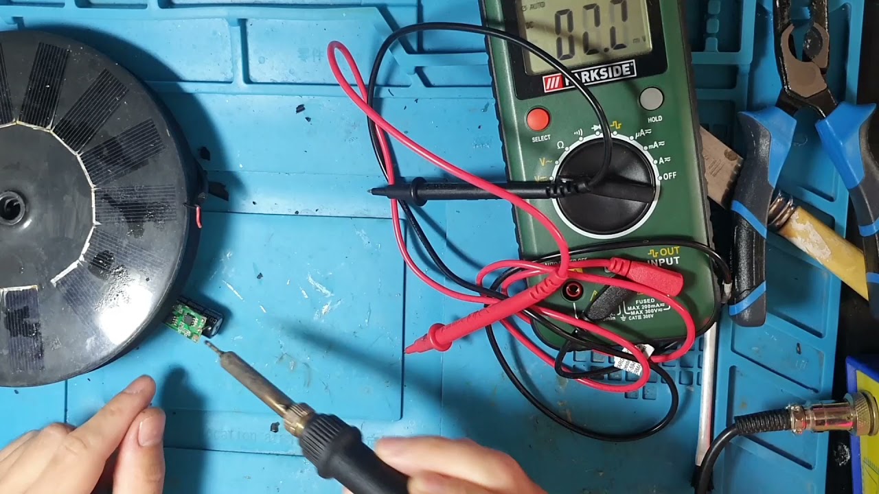 Solar water fountain - Can I repair it?
