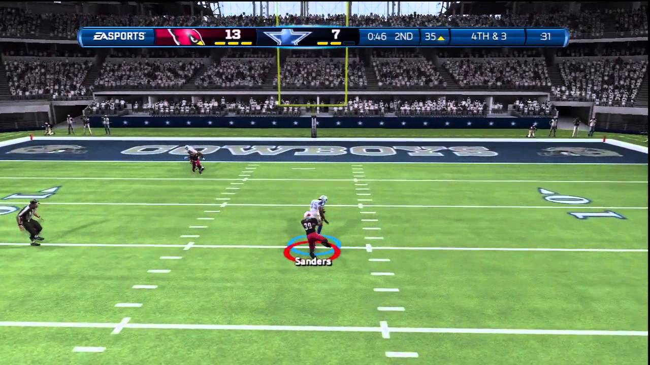 Madden 13:GAME WINNING BLOCKED FIELD GOAL-CARDINALS VS COWBOYS