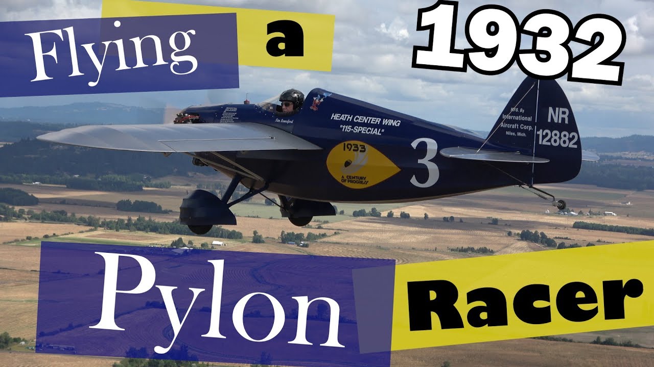 Take a Ride in a 1932 Pylon Racer! Heath Center Wing Special