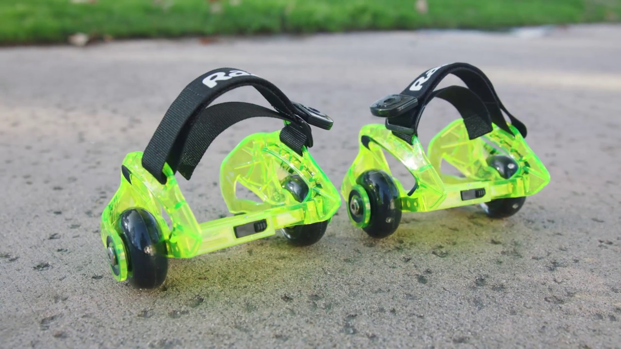 Razor Jetts DLX Heel Wheels Ride Video