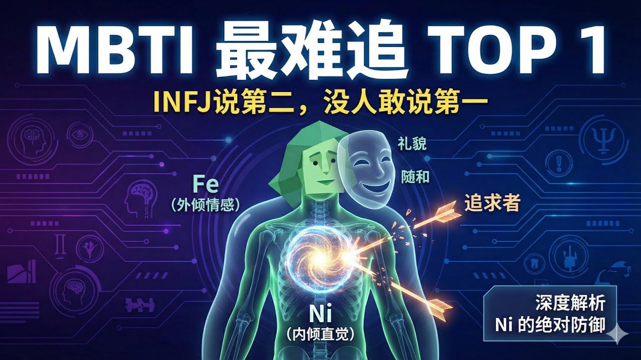 谁是最难追的人？INFJ 说第二，没人敢说第一！