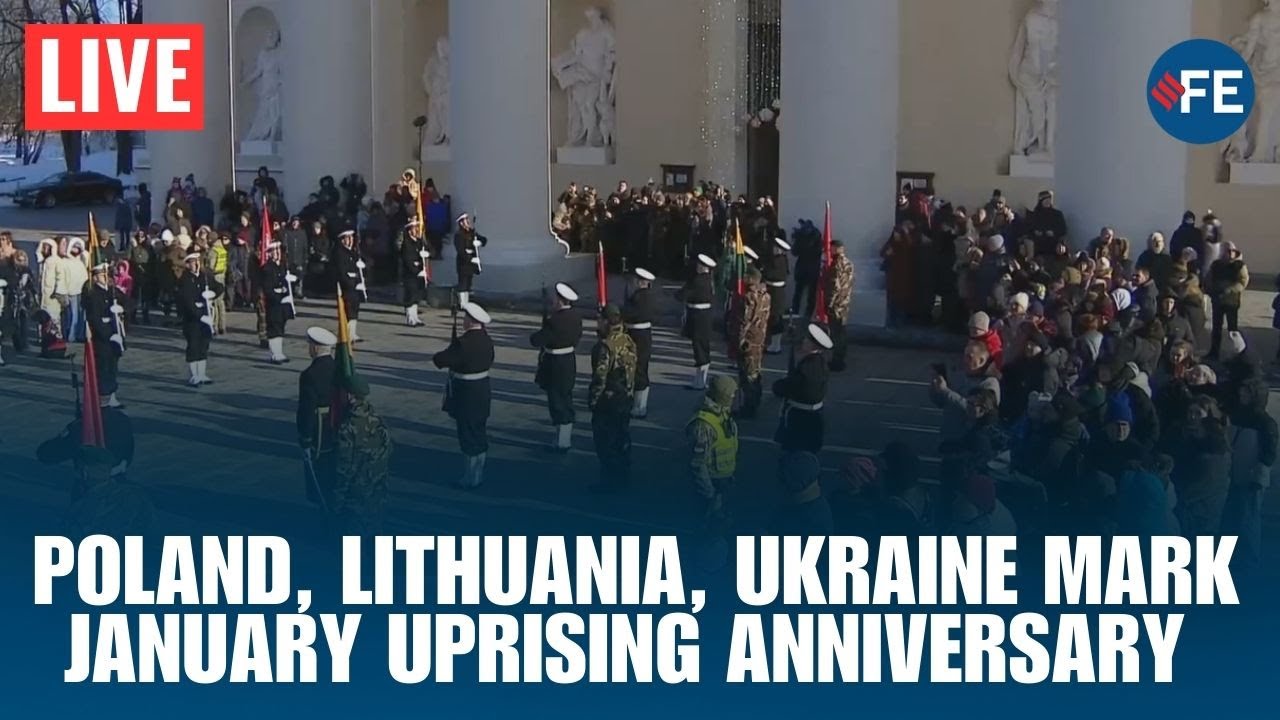 LIVE: Poland, Lithuania and Ukraine Mark 163rd January Uprising in Vilnius | Ukraine Crisis