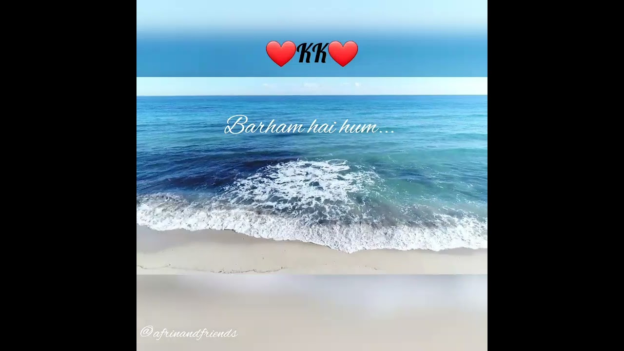 Tribute to KK | Barham Hai Hum | #loveKKfromBangladesh❤️💚 | afrinandfriends