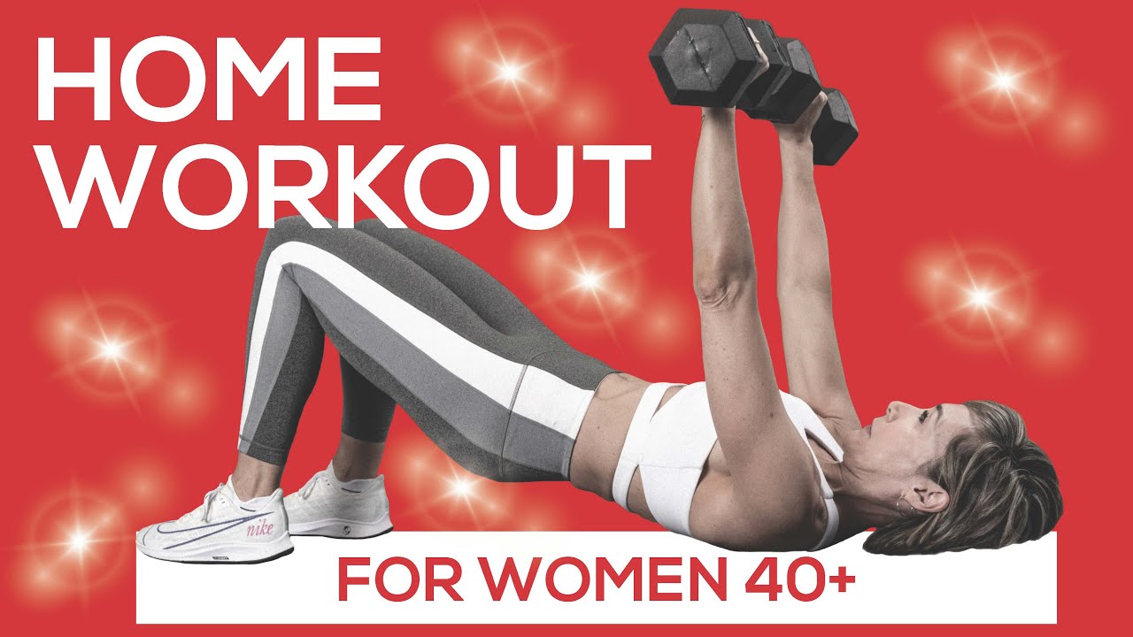 Upper Body 💪& Abs Workout with Dumbbells for Women Over 40
