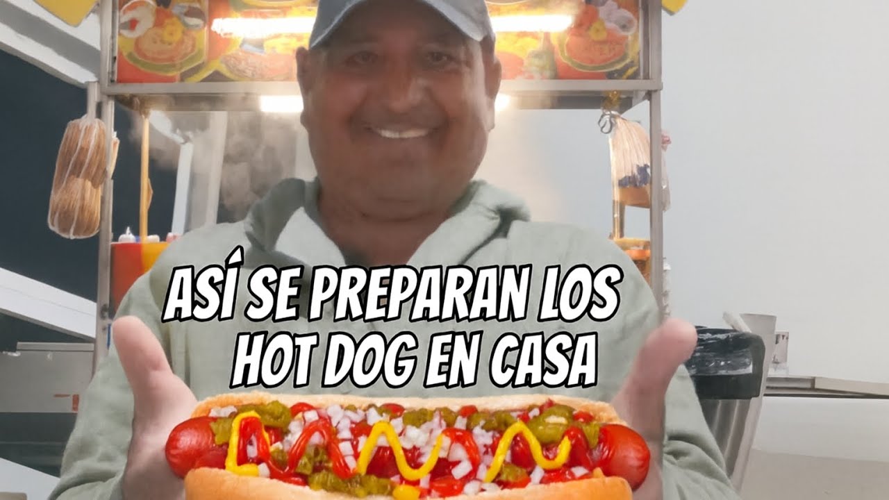 Así se preparan los Hot Dog en casa estilo hondureño