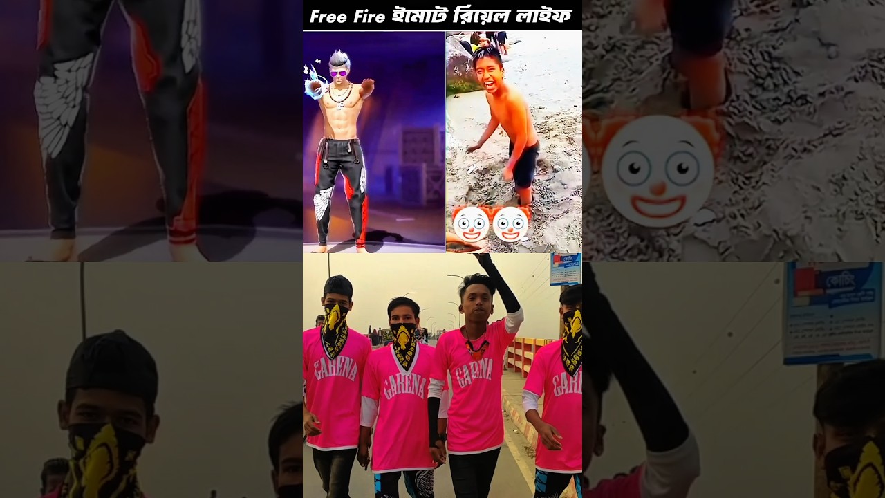 Free Fire Emote Hip Hop Bundle Real Life😱#freefire​#emote​#hiphop​#bundle​#reallife​#gaming​#shorts​