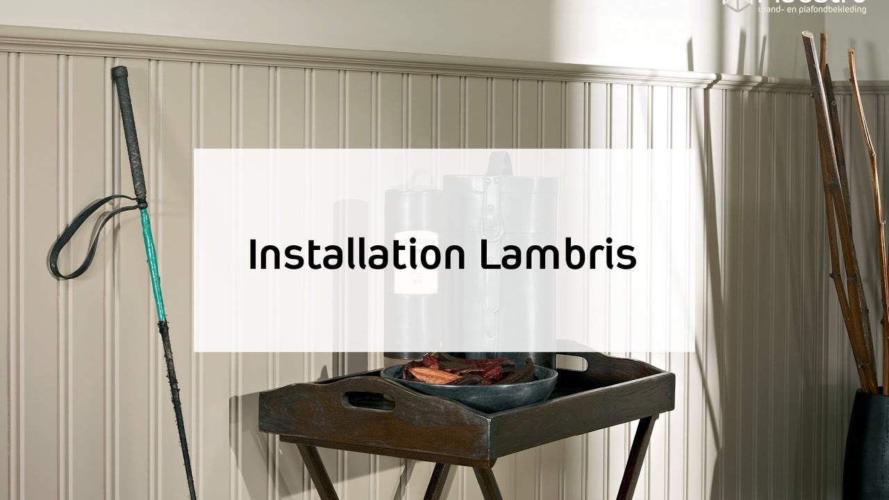Installation Ma&euml;stro Lambris (FR)