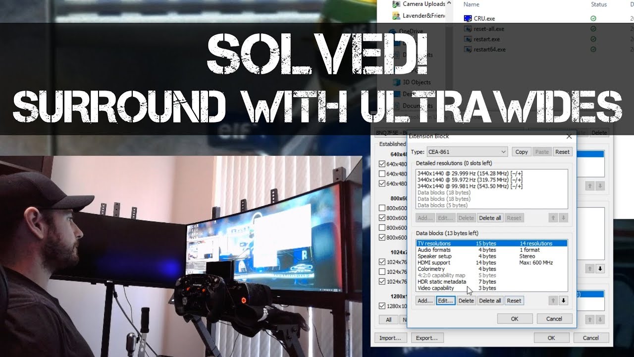 SOLVED! - How to make nVidia Surround work on Ultrawide Displays