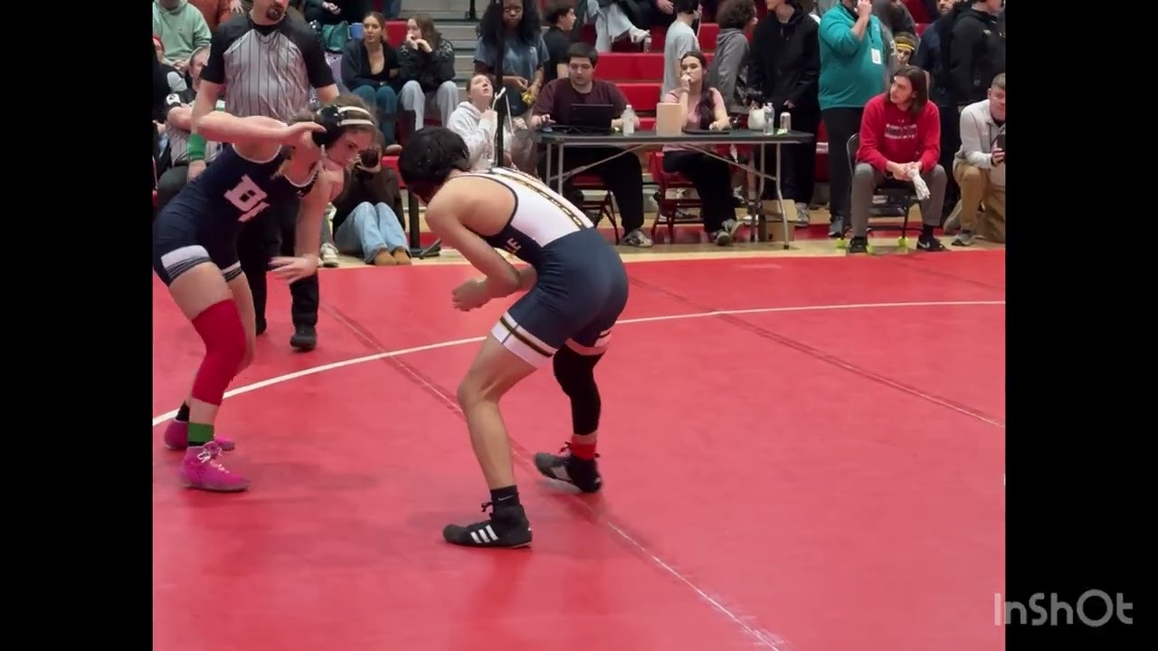 Girl Pins High School Boy Wrestling- Madison Birth Wrestling 