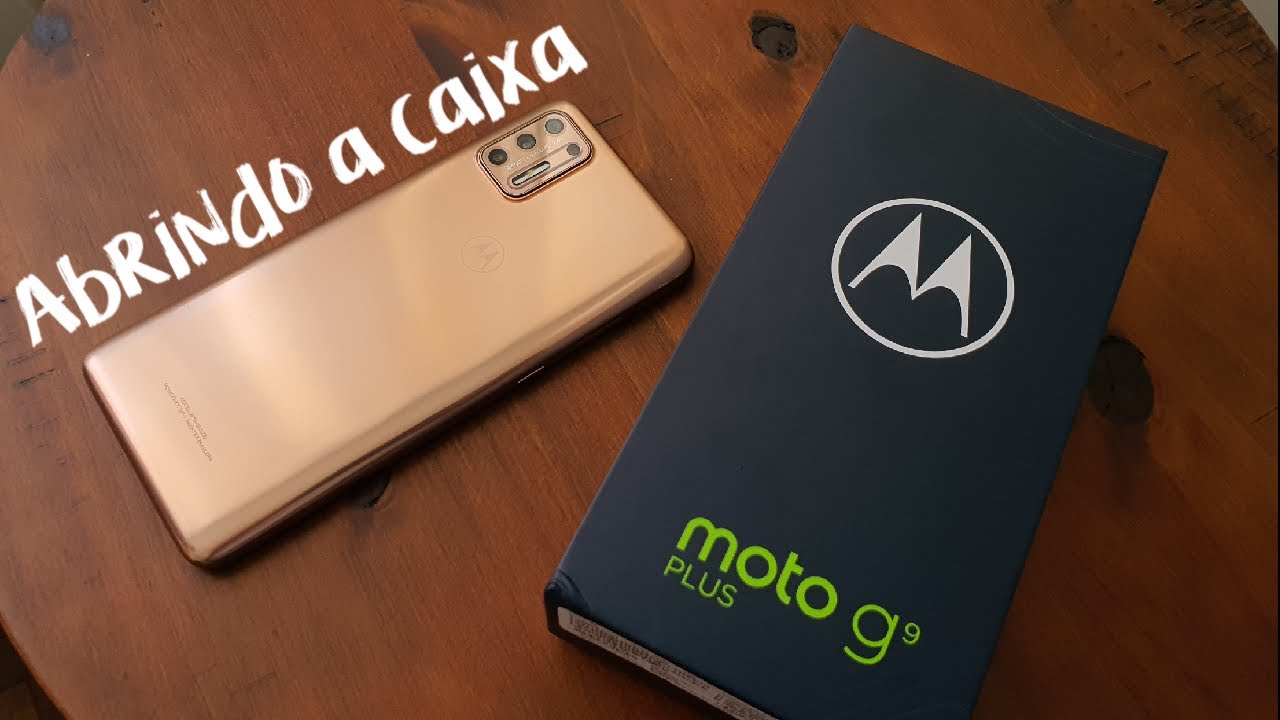 Motorola G9 Plus: Abrindo a caixa do novo celular com uma super bateria e Quad Câmera!