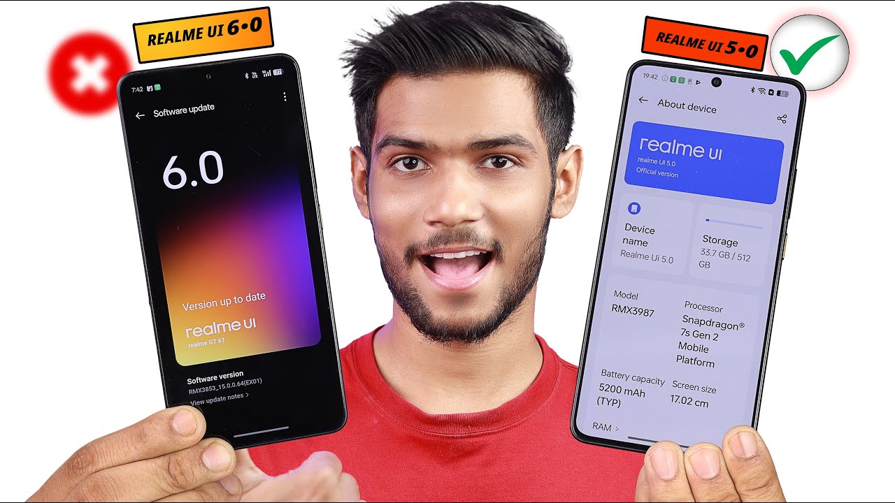 Realme Ui 6.0 против Realme Ui 5.0: реальная разница