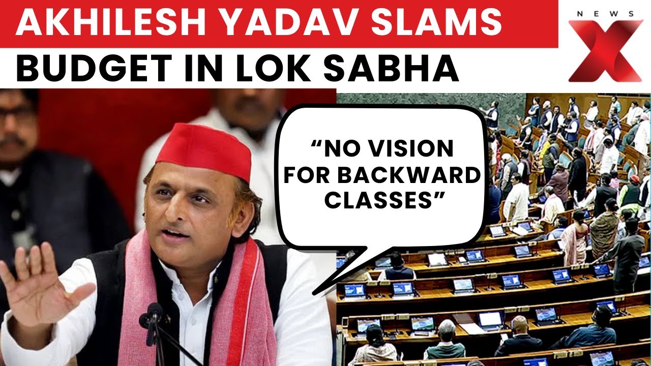 SP Chief Akhilesh Yadav Slams Budget in Lok Sabha, Flags Lack of Vision | Latest News | NewsX