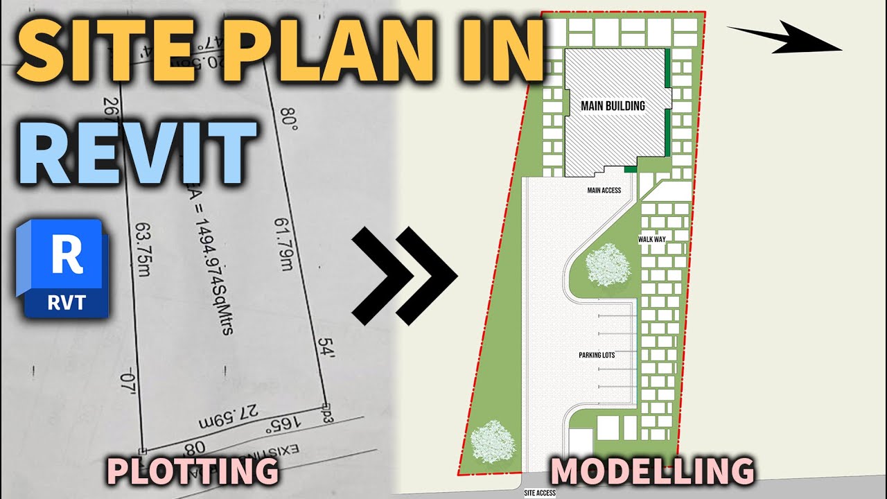 Plotting And Modelling Presentation Site Plans in Autodesk Revit 2024