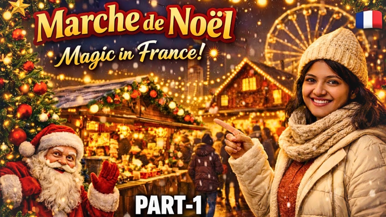 🇫🇷Marche de Noël in France✨ Part 1 |Christmas Market Magic Begins 🎄பகுதி 1 |கிறிஸ்துமஸ் மார்க்கெட் 🎄