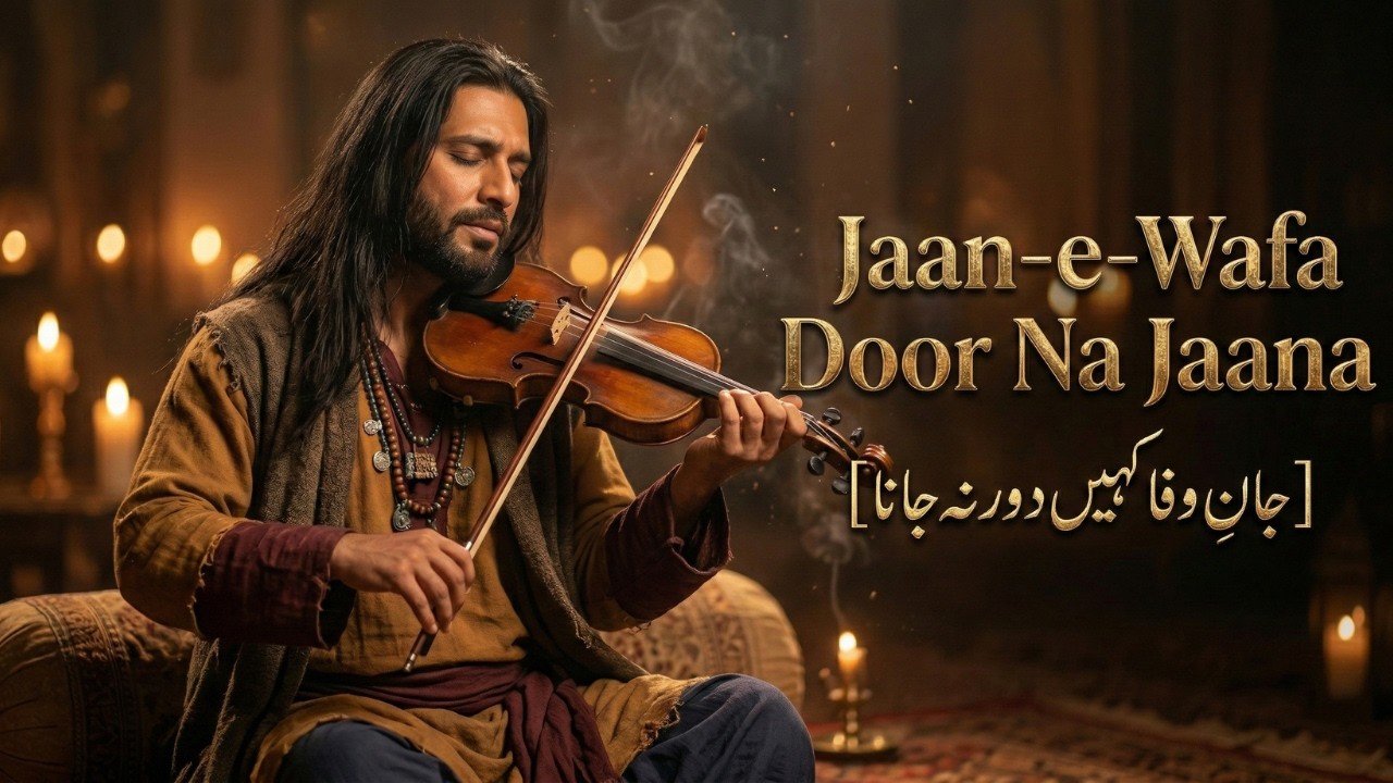 Jaan-e-Wafa Kahin Door Na Jaana... 💔 | A Soul-Shattering Plea of Love | Sufi Ghazal Fusion