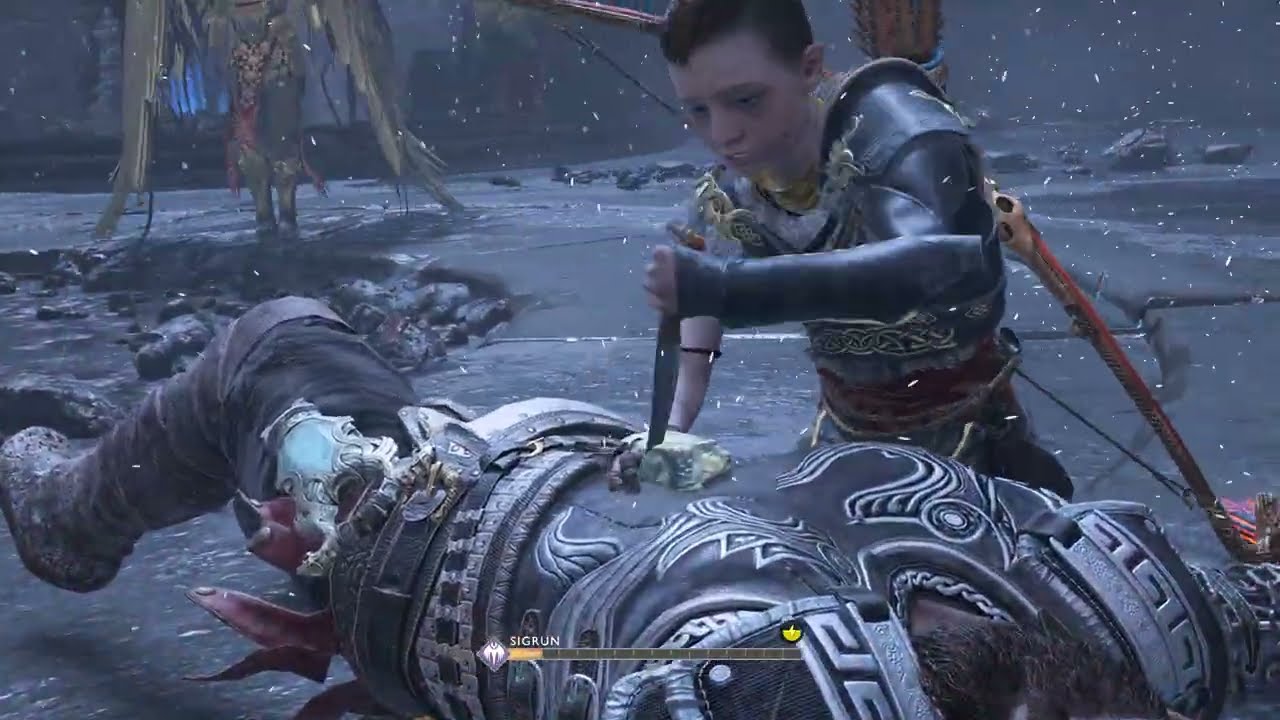 No excuses: Level 10 Kratos vs Sigrún Valkyrie (GOW 2018) NG+ GMGOW under 3 minutes