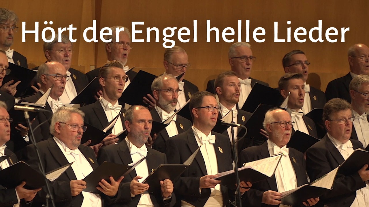 Hört der Engel helle Lieder | German Christmas carol w English subtitles | Cologne Male Voice Choir
