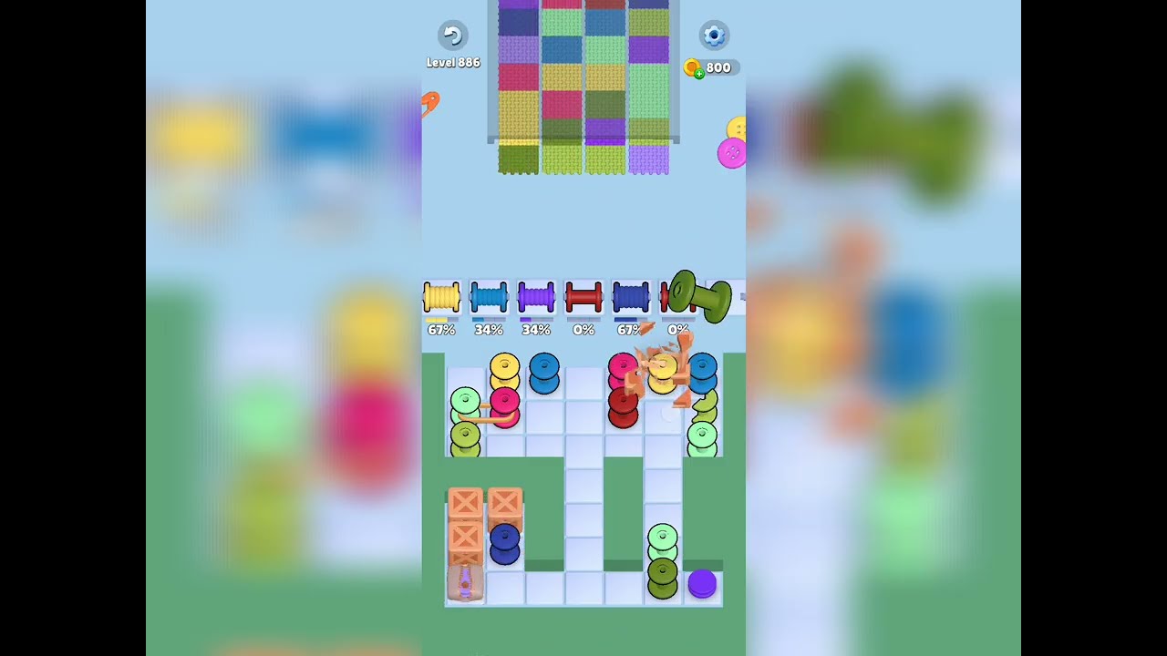Knit Out Level 886 Walkthrough Solution 