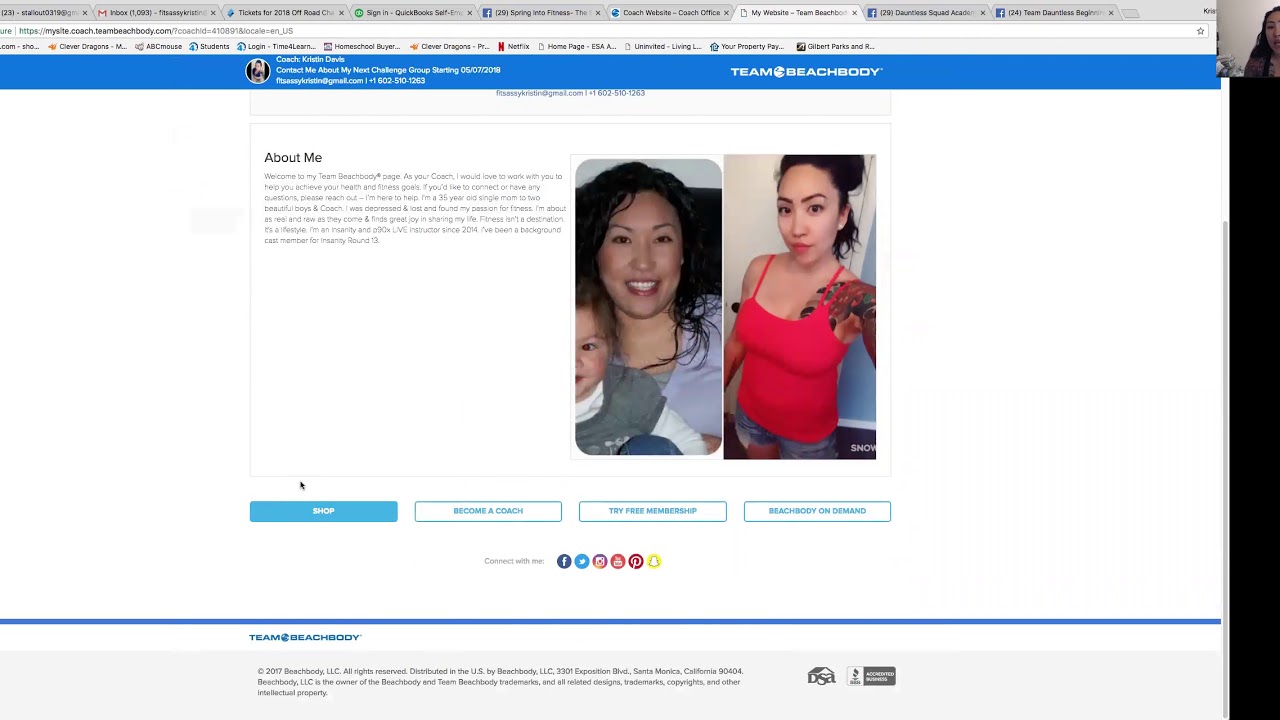 First Steps - Set up your Beachbody Website and Profile