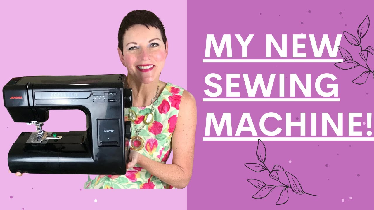 My New Sewing Machine!  Tour, Features, and Accessories of the Janome HD-3000BE!