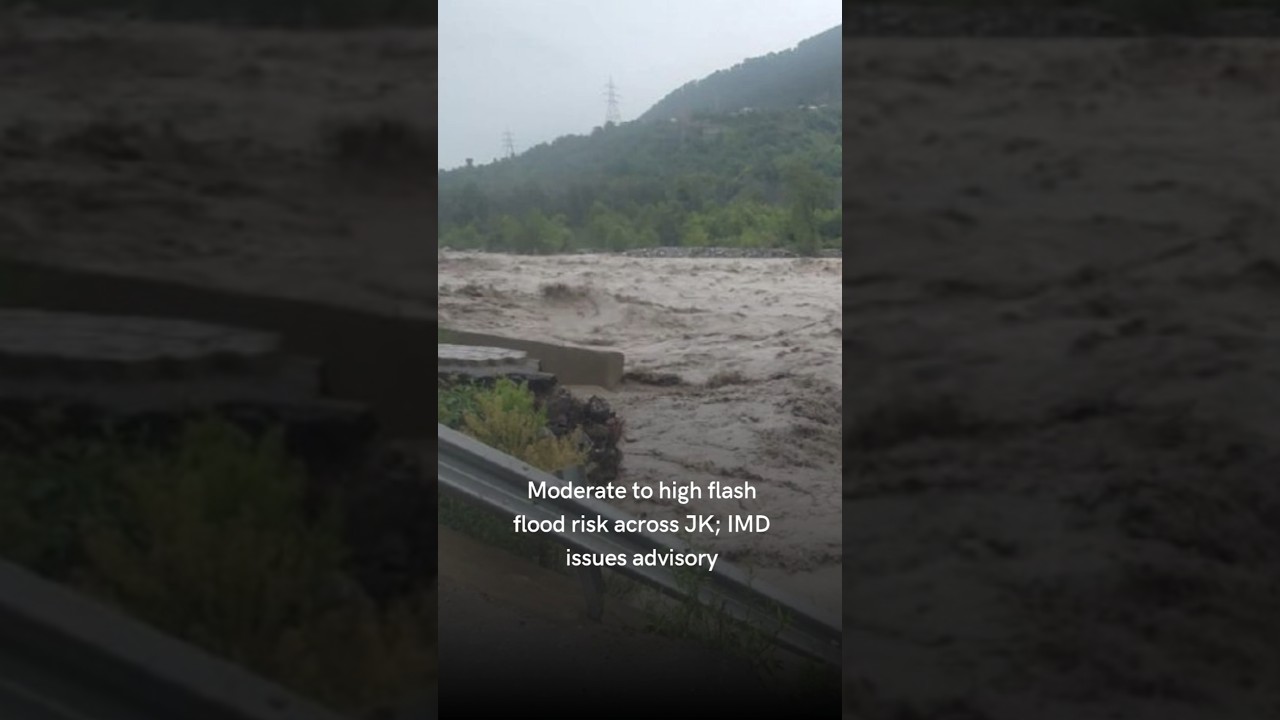 Moderate to high flash flood risk across JK; IMD issues advisory