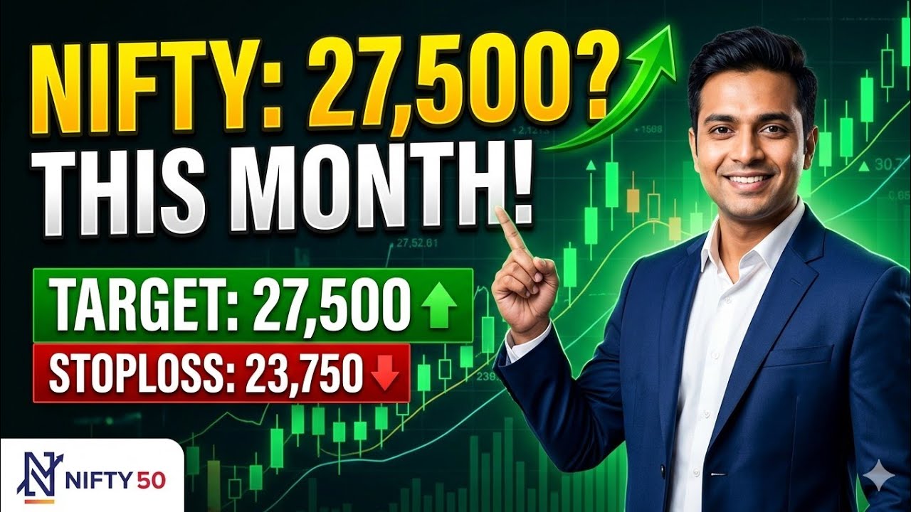 23750 is the Key! 🔑 Nifty Target 27500 Possible in May?