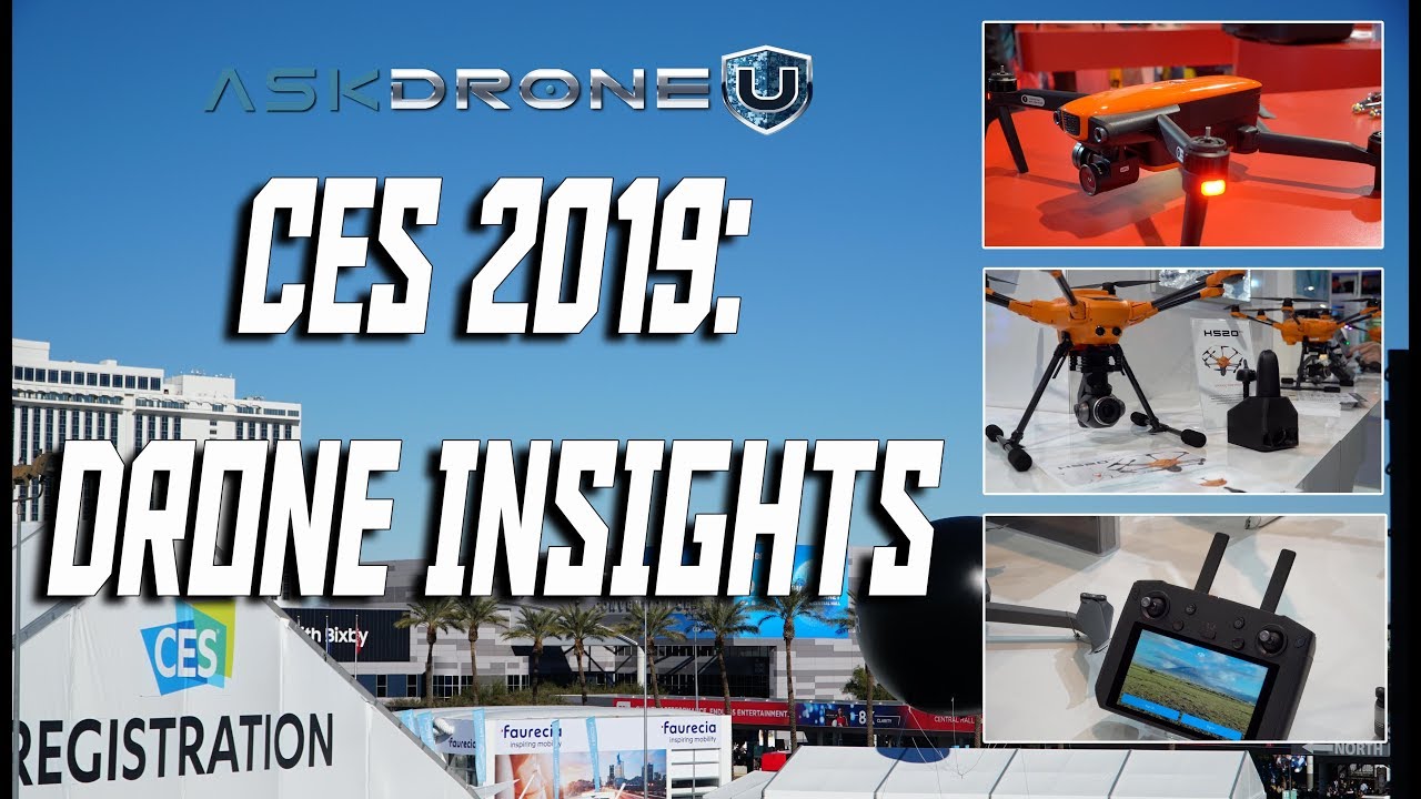 CES 2019: Drone Insights, Yuneec H520 RTK, Autel Evo, Waterproof Spry Drone