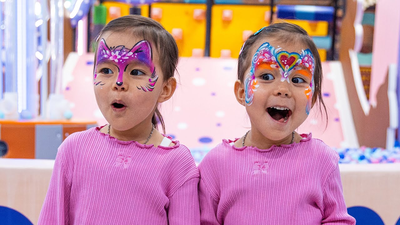 Twin Twin Play and Learn At The Biggest Indoor Playground!