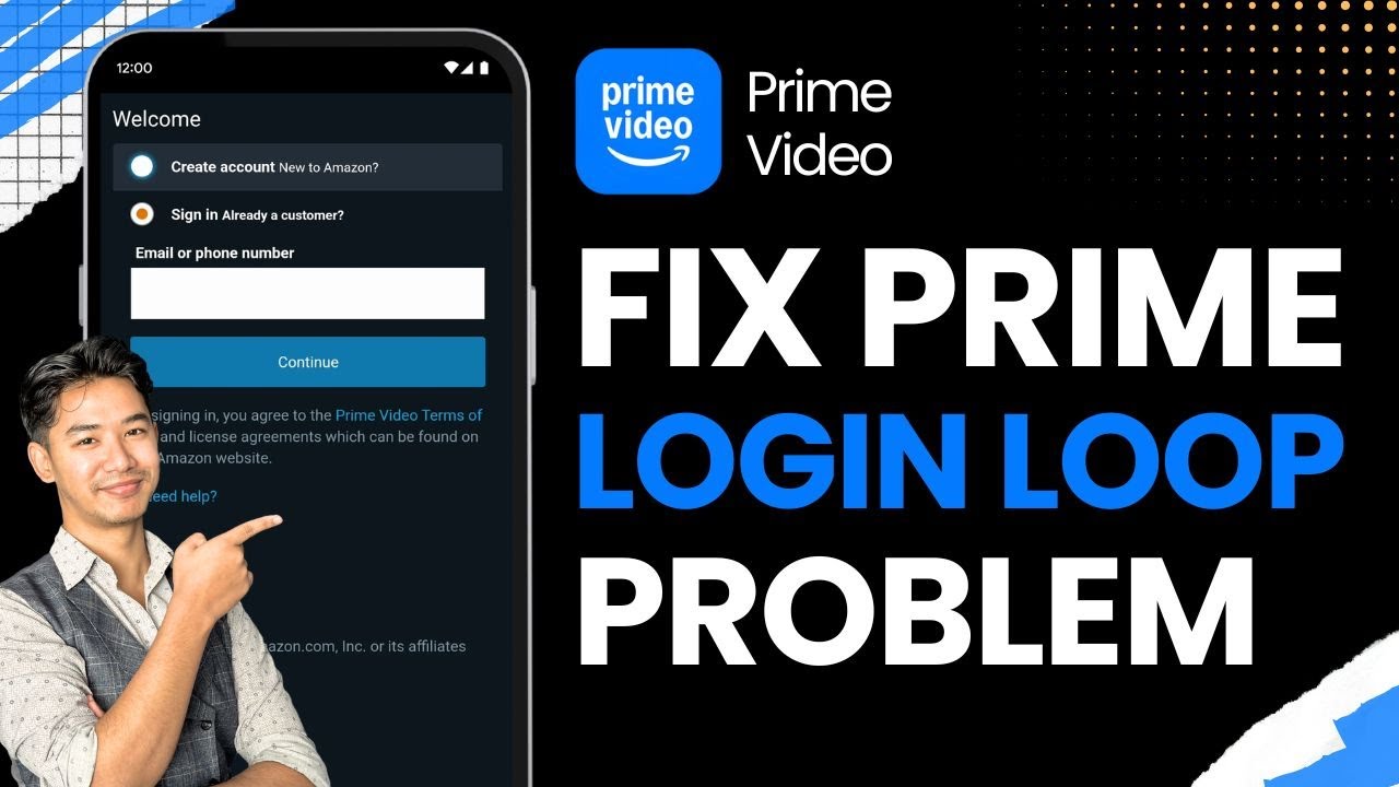 How to Fix Amazon Prime Login Loop Problem !
