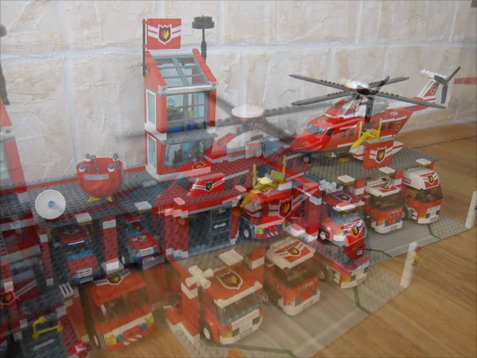 Lego Feuerwehr Station Big Fire Department RIESIG!