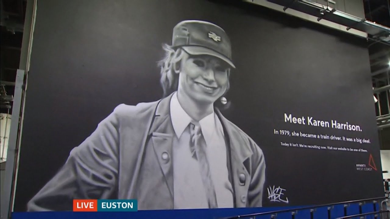 First female train driver, some of what she had to go through and recruitment (UK)