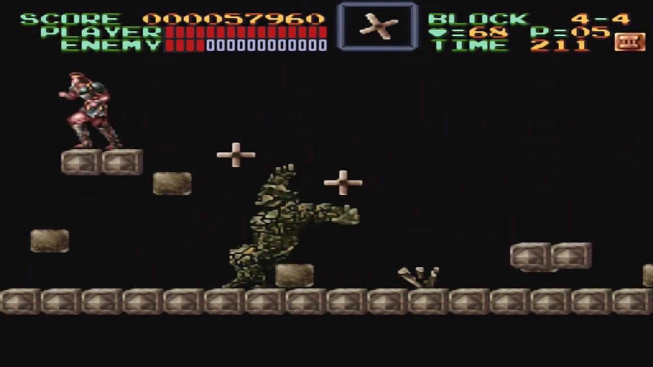 Super Castlevania IV [STAGE #04] [SNES] #2200 GamePlay