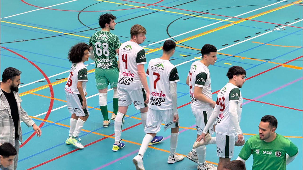 U21  Real Elmos Herentals & Fal Soumagne 2de helft futsal.association.liege #realelmosherentals