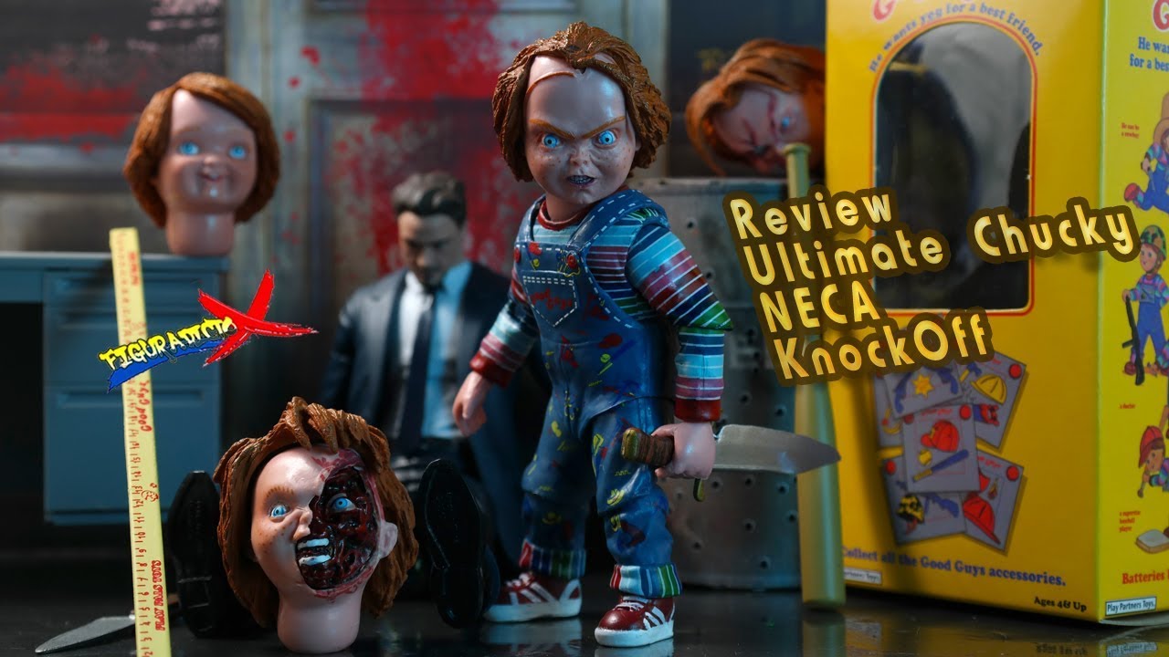 Review Ultimate Chucky NECA REEL TOYS Knock Off Bootleg Figura Pirata Revision Español