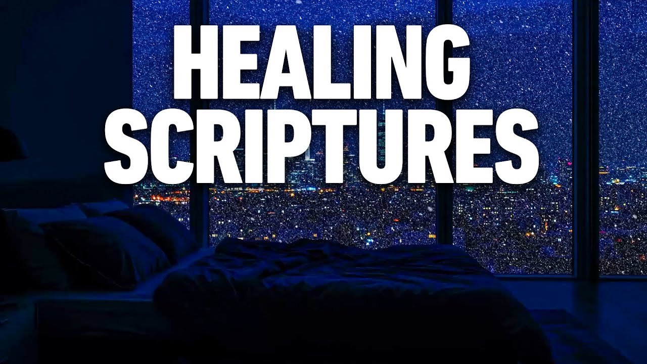 Healing Scriptures With Rain Sounds | Peaceful Psalms For Deep Sleep
